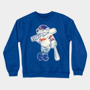 Defunct 80s Mascot Denver Bears Baseball Team Crewneck Sweatshirt